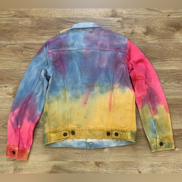 Levi’s Rainbow Pride LGBT Trucker Jean Denim Jacket 72334 0274 Men’s sz Medium - Picture 3 of 3